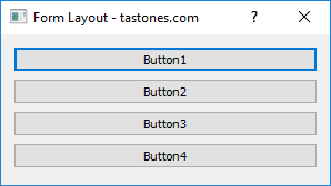 PyQt5 QVboxLayout